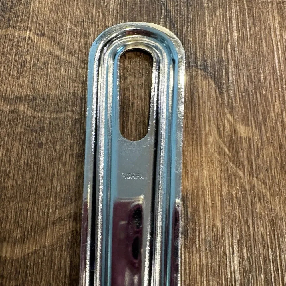 Large Stainless Steel Serving Spoon Korea Mid Century Modern Style 14”